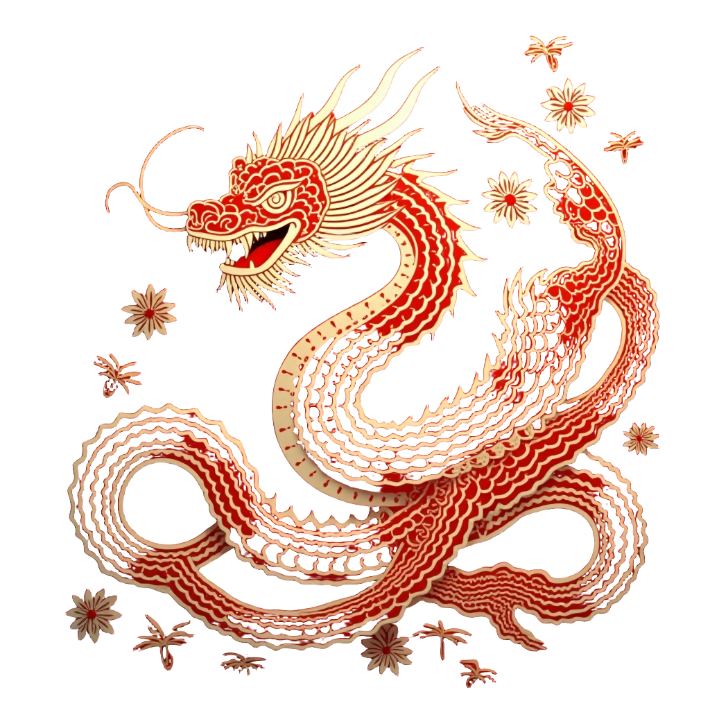 Golden Dragon Embroidery